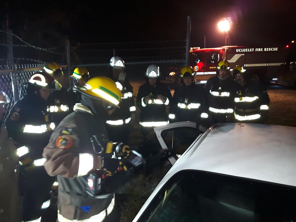 Volunteer firefighters of Ucluelet