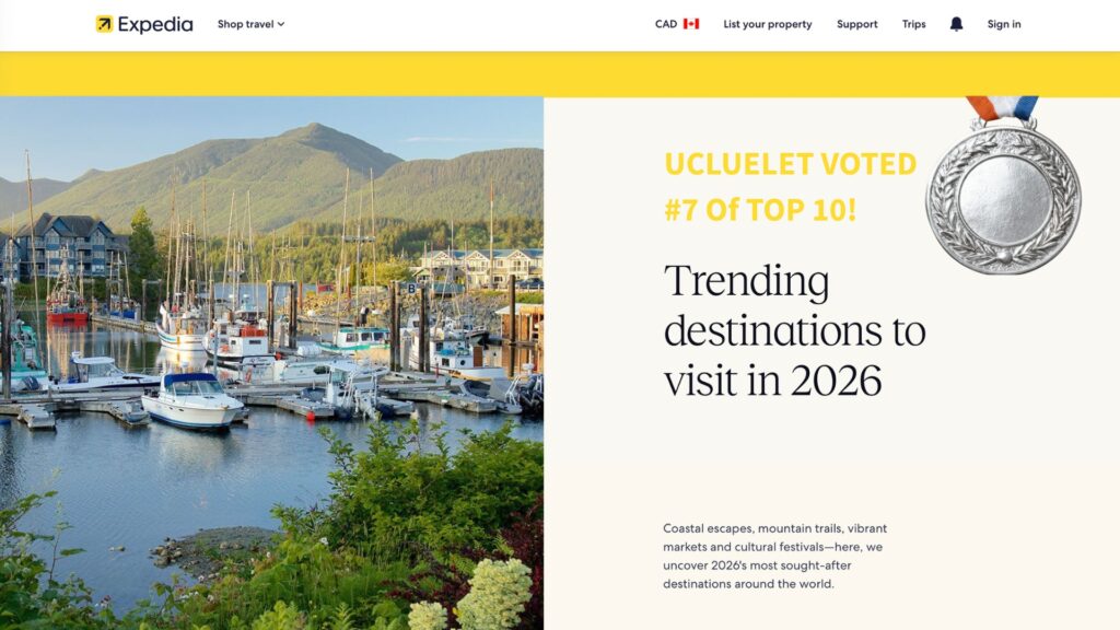 Ucluelet Voted #7! Ucluelet Expedia - Tofino & Ucluelet Real Estate